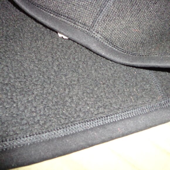 Patagonia Women's Better Sweater 1/4 Zip Fleece L Black Stand Collar - Picture 14 of 14